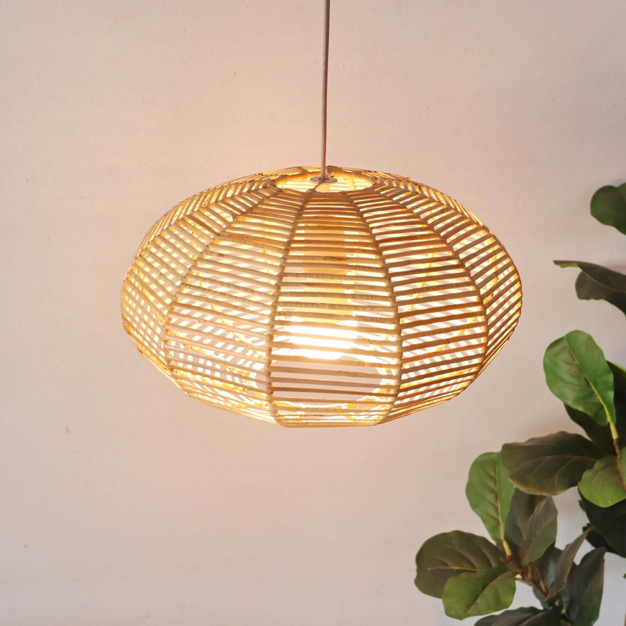 KAN WIN — boho rattan pendant light for living-room lighting
