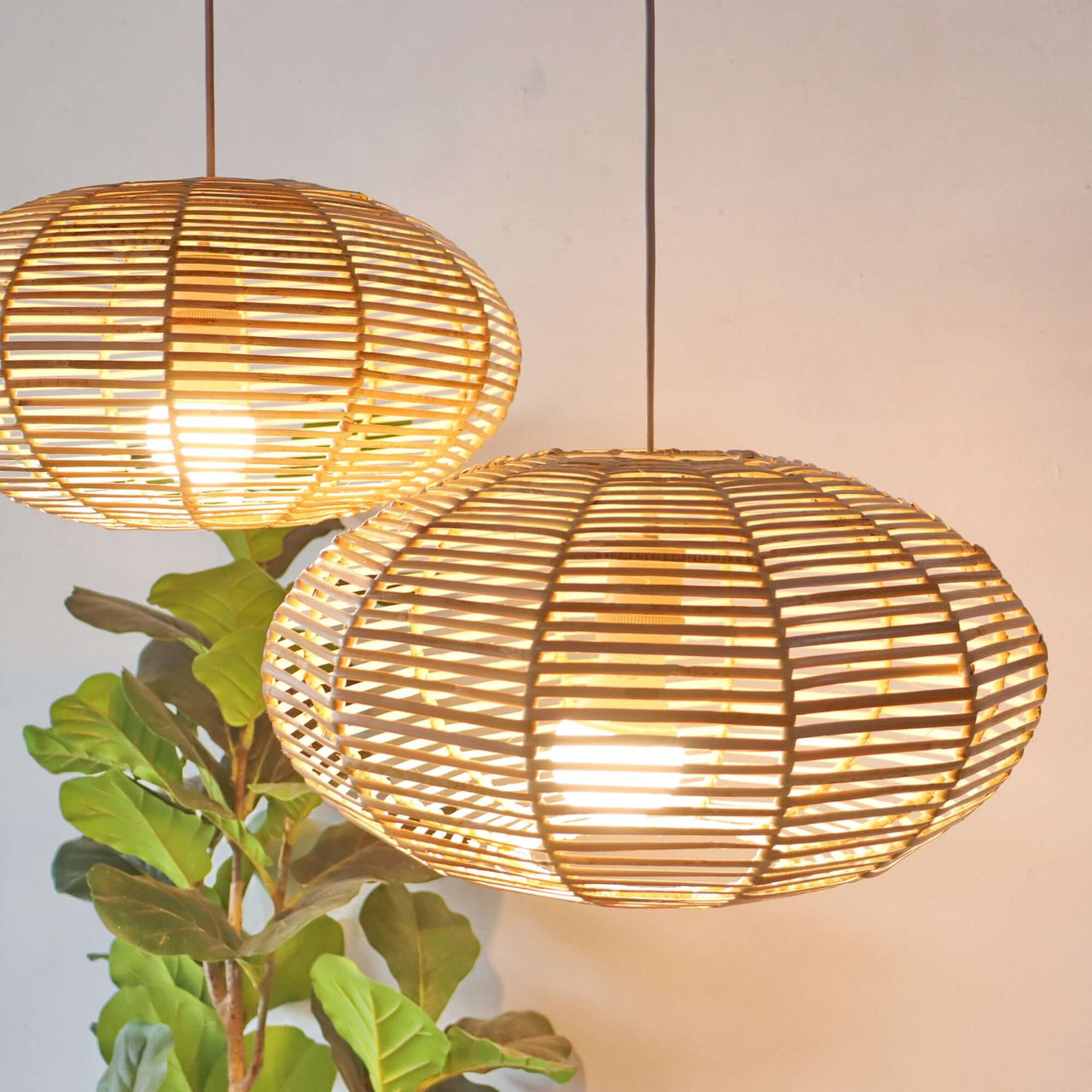 KAN WIN — rattan pendant light for kitchen island lighting
