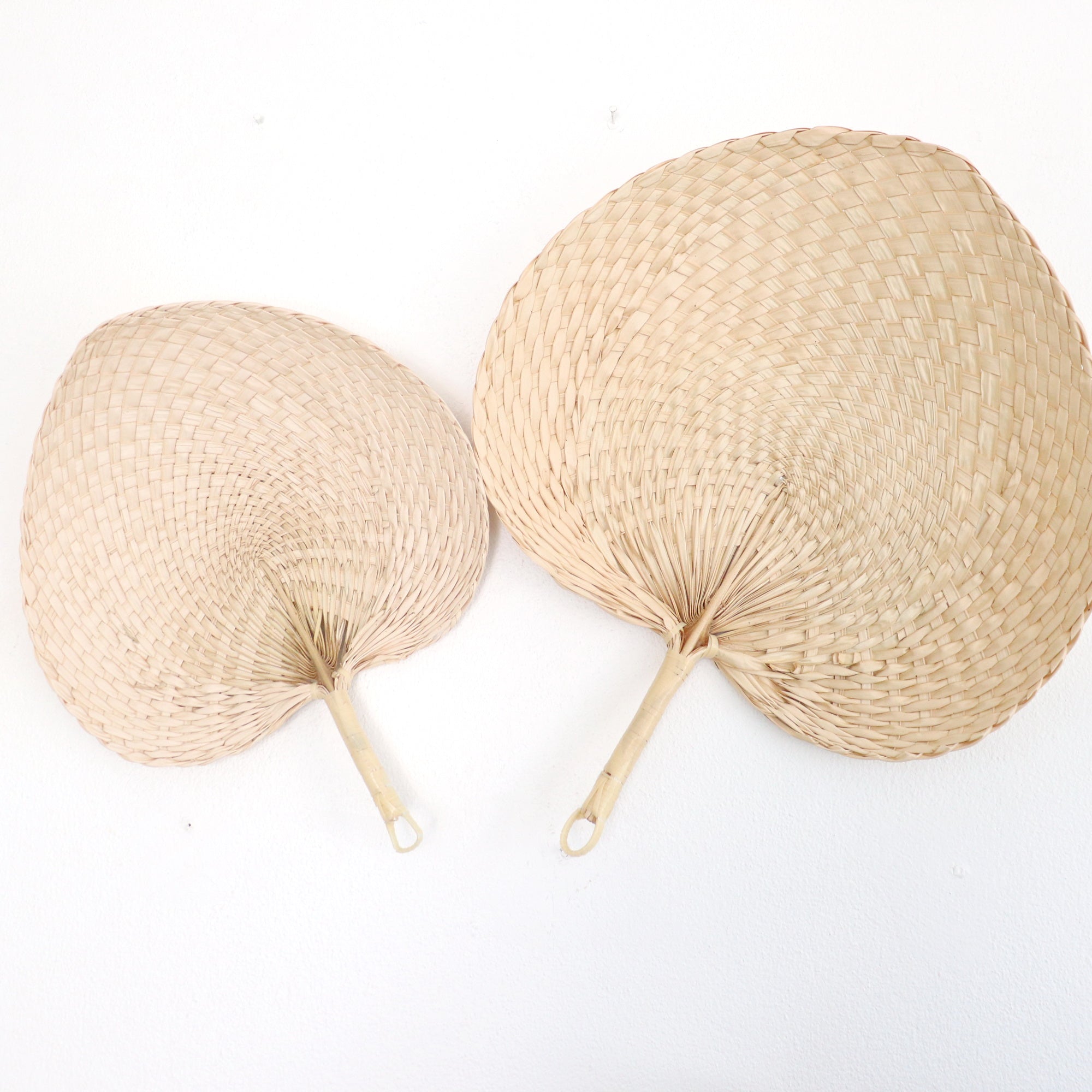 Palm Leaf Hand Fans (20 pcs) – Handmade Wedding & Event Favors