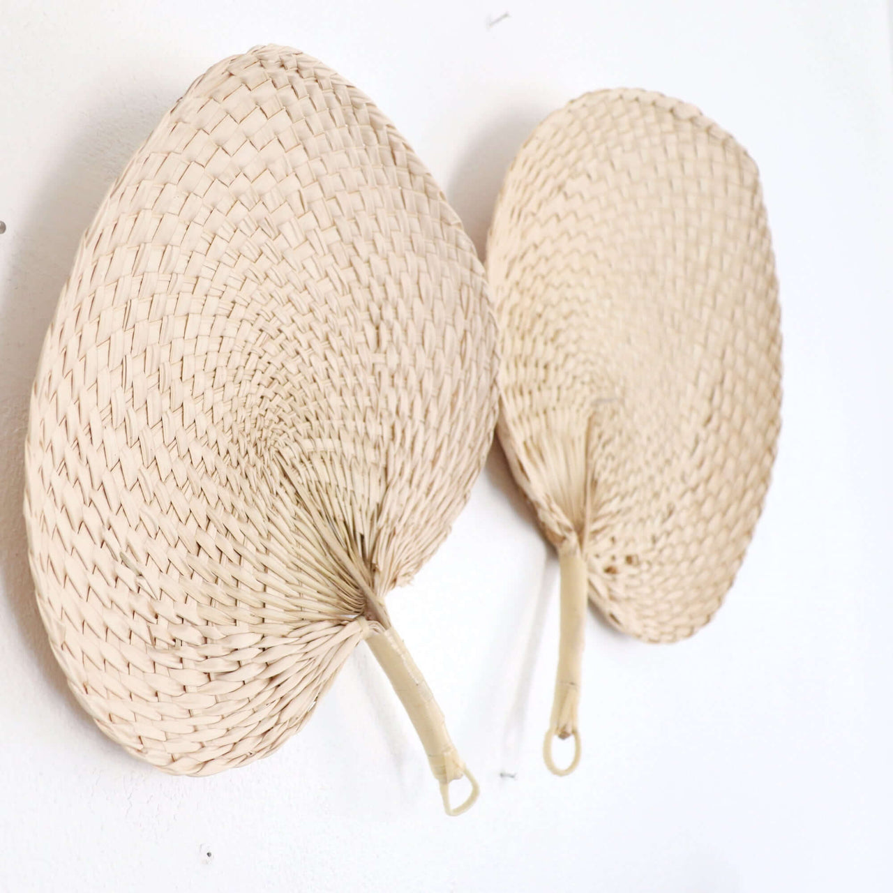Palm Leaf Hand Fans (20 pcs) – Handmade Wedding & Event Favors