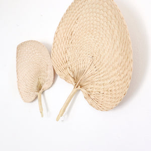 Palm Leaf Hand Fans (20 pcs) – Handmade Wedding & Event Favors