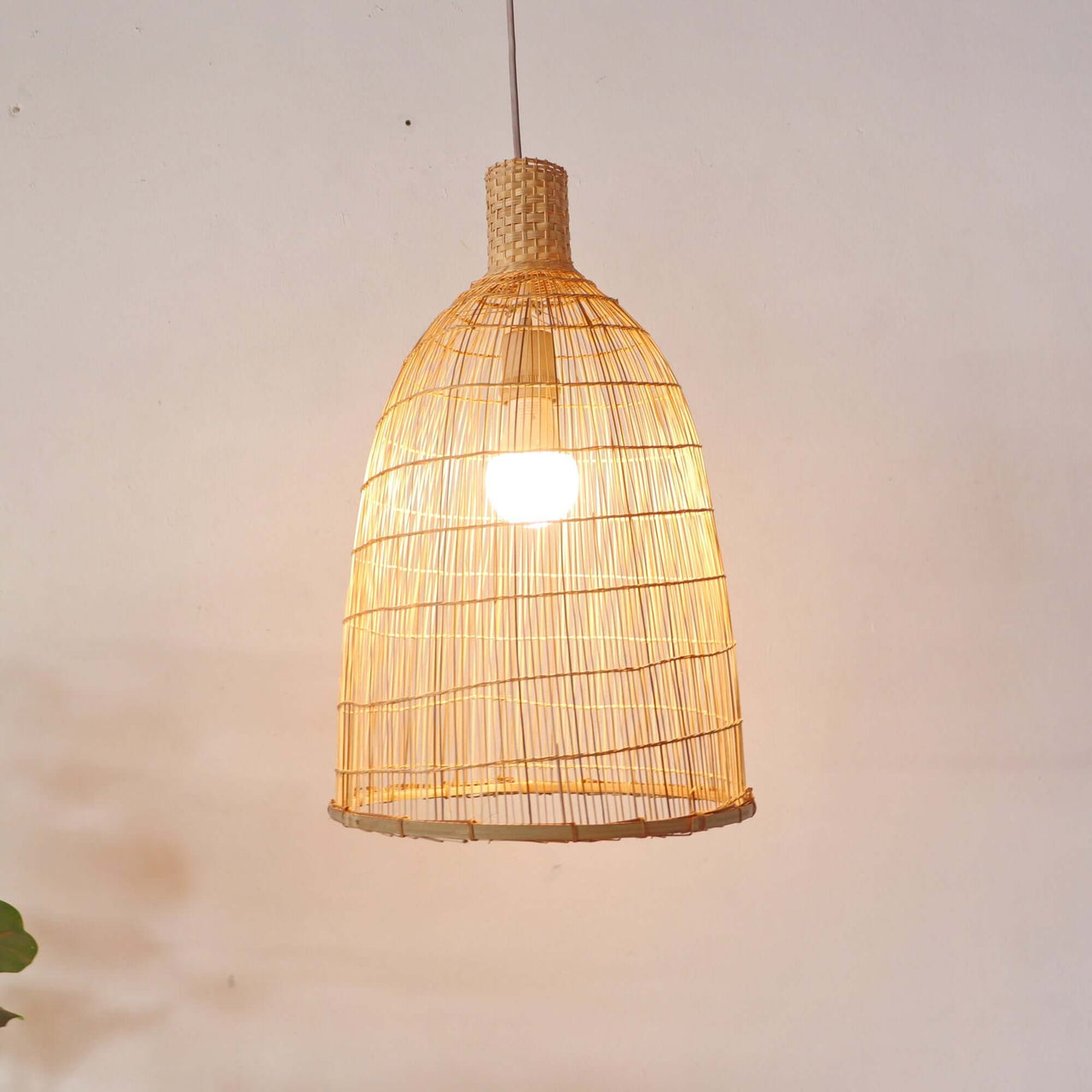 JINTRANA — sustainable bamboo pendant light for boho-style ceiling lighting