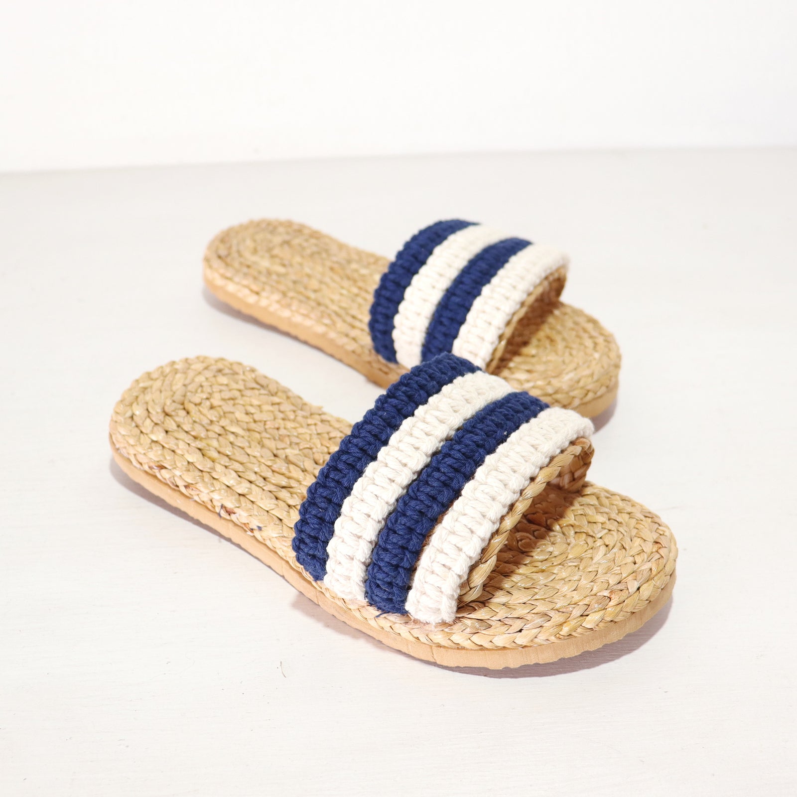 Ranee - Chaussures en paille macramé