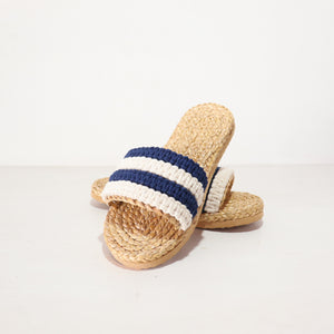 Ranee - Macramé straw shoes
