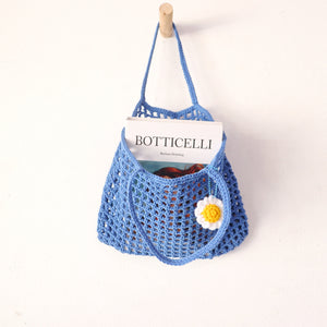 Blue - Crochet Bag
