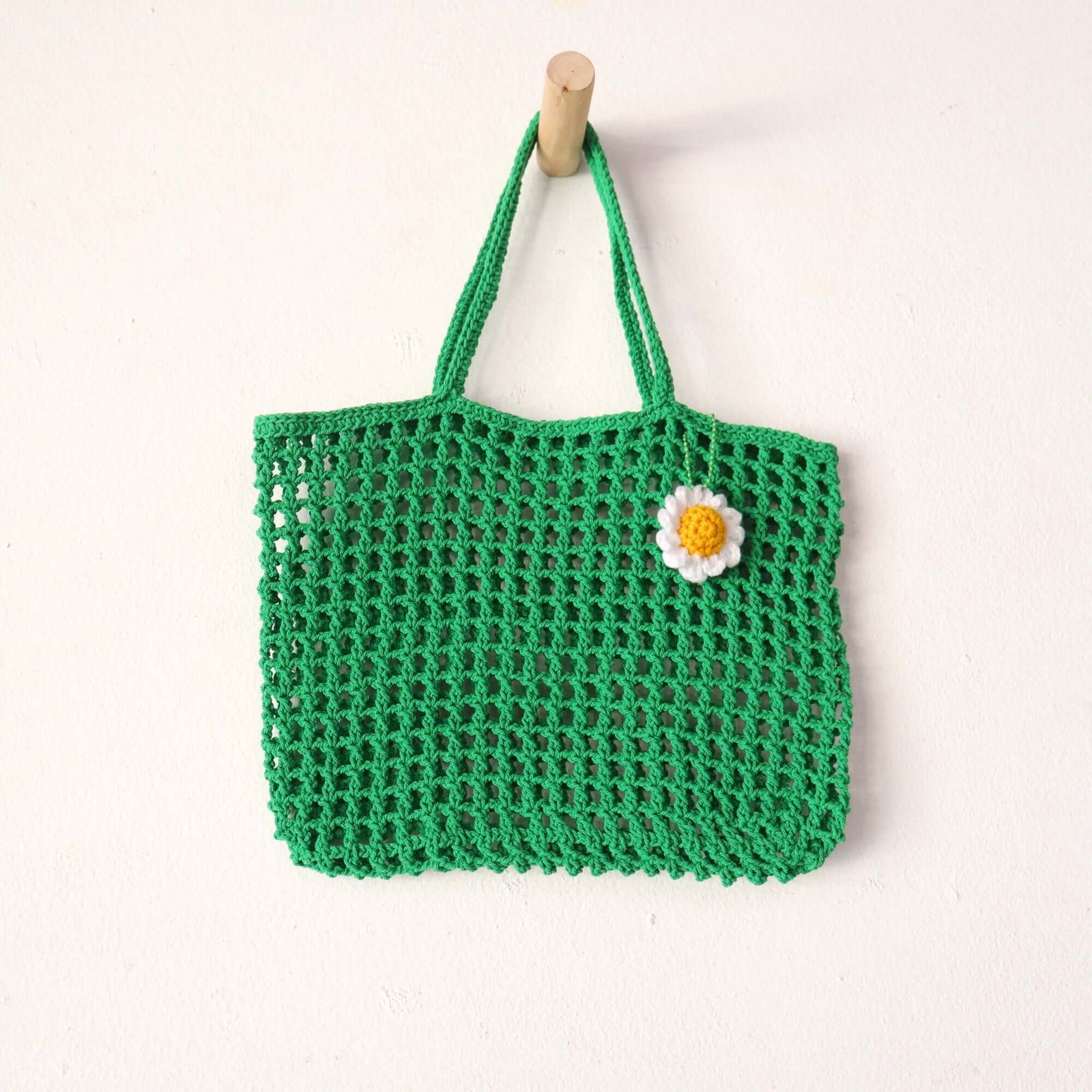 Grün - Häkeltasche