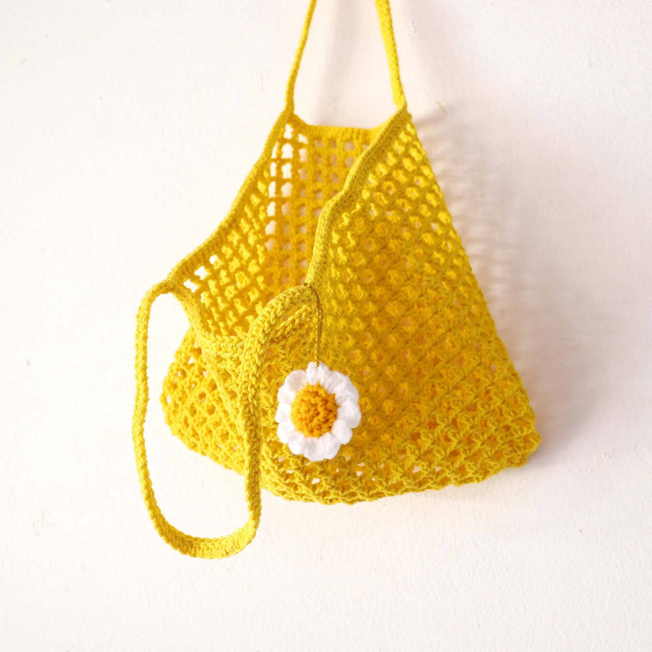 Yellow — boho straw handbag for everyday carry
