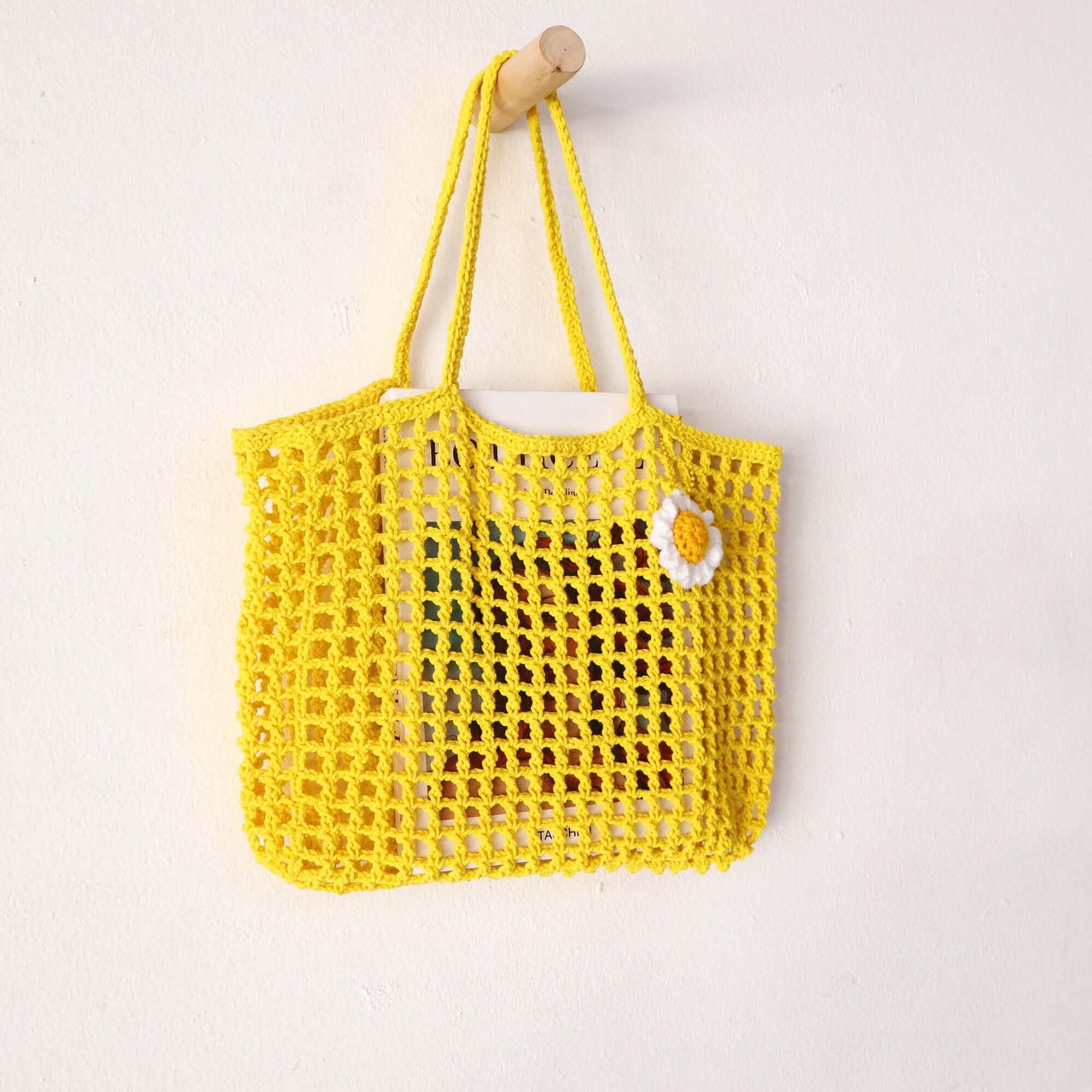 Yellow — lightweight straw handbag for warm-weather styling