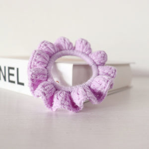 Purple Tones - Hand Crochet Scrunchies