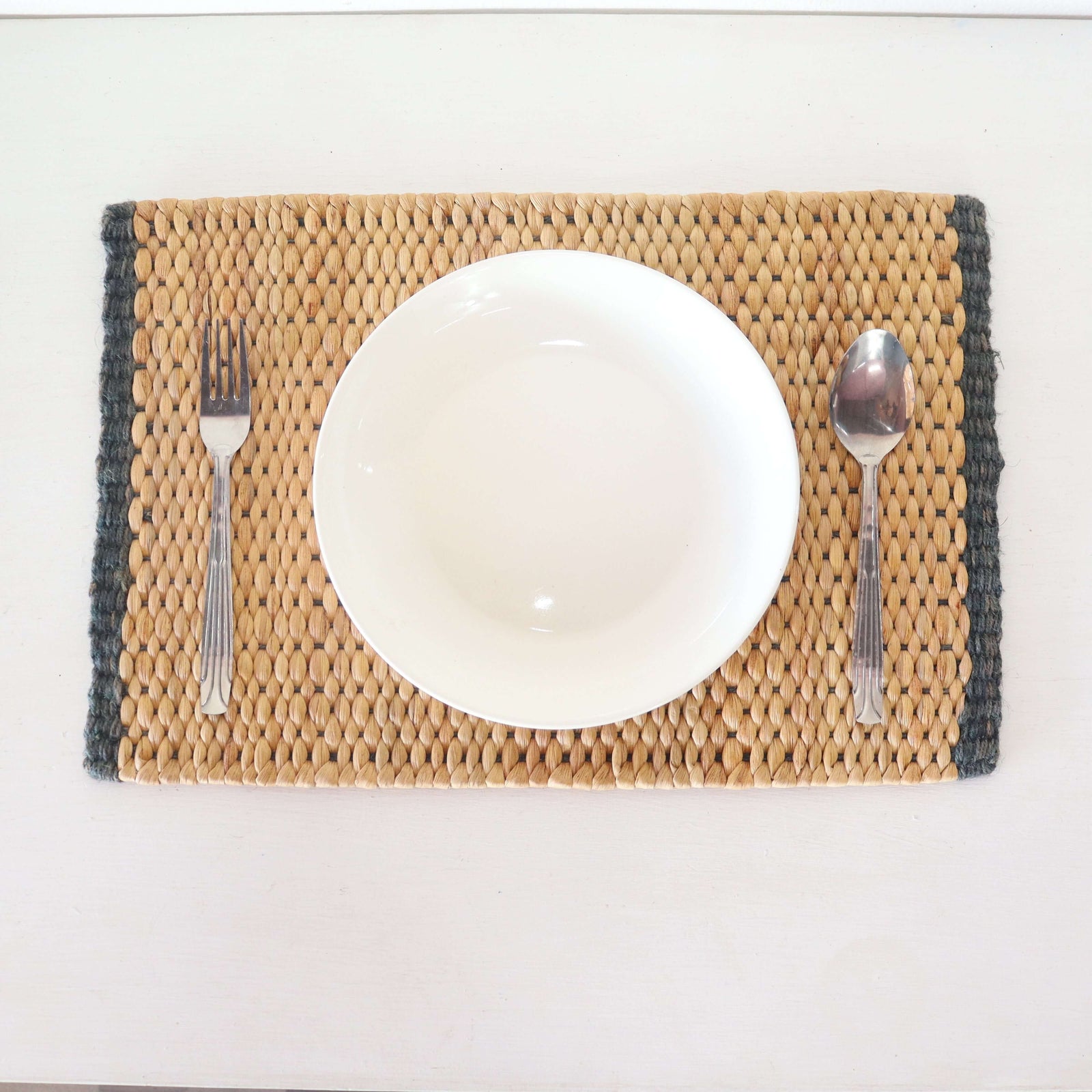 RA SI TA - Woven Boho Placemats (Dark Blue)