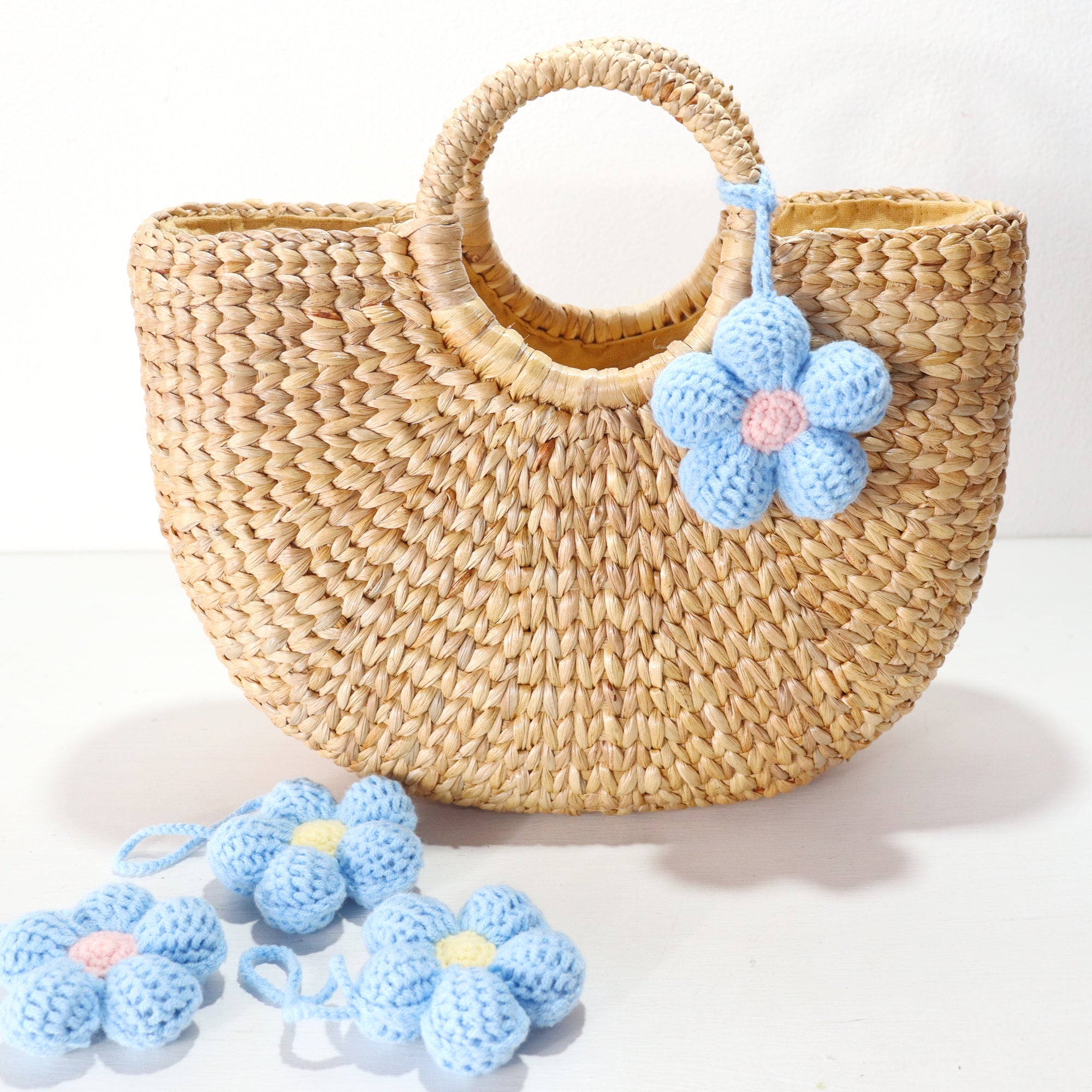 Charm para bolso - Flor