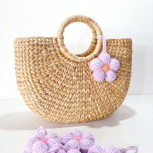 Charm para bolso - Flor