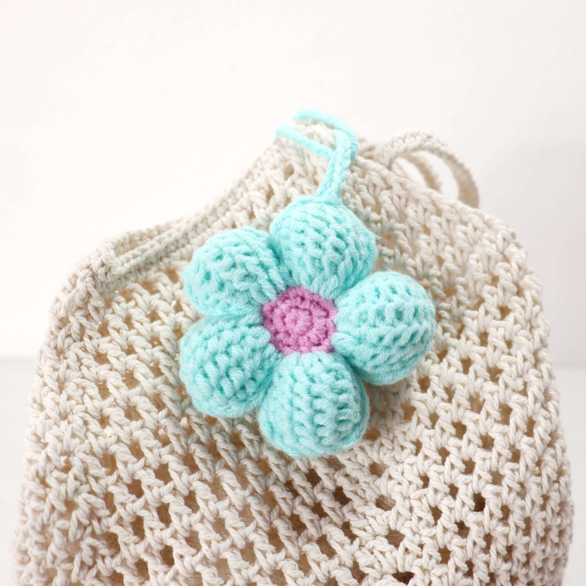 Charm para bolso - Flor