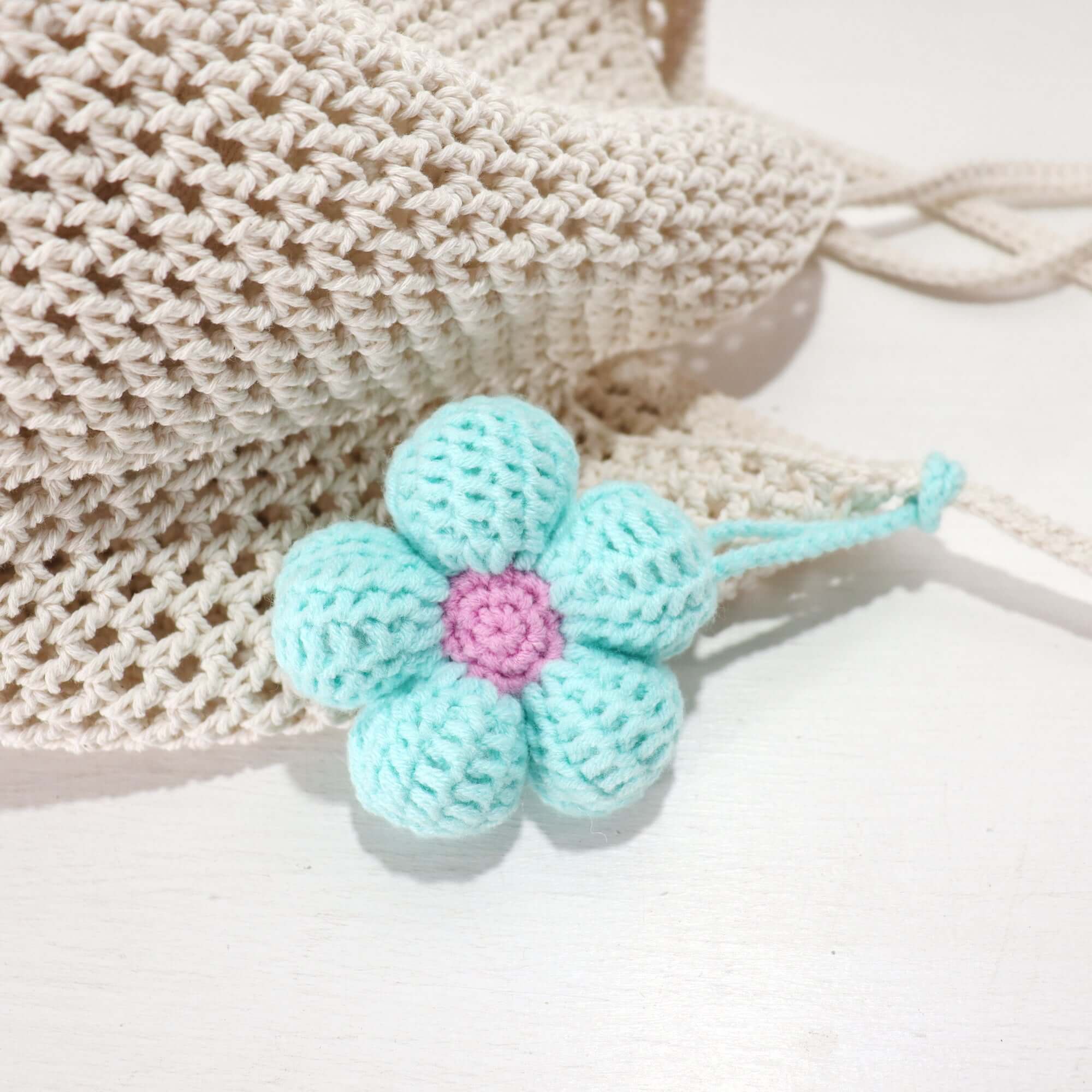 Charm para bolso - Flor