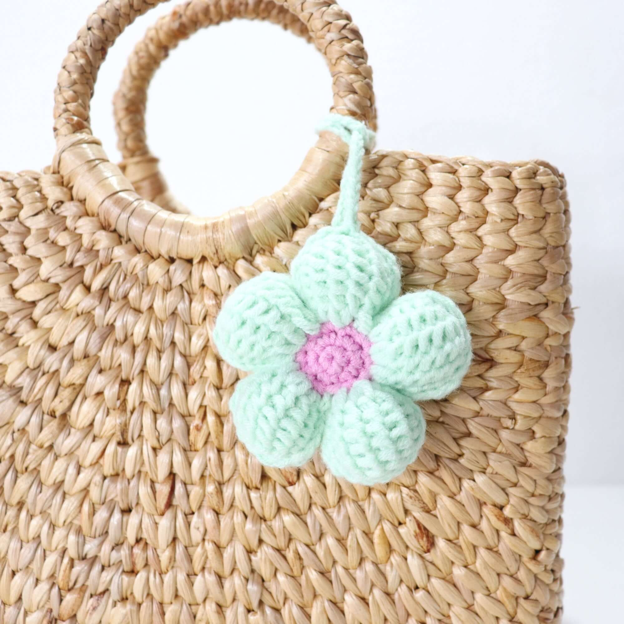 Charm para bolso - Flor