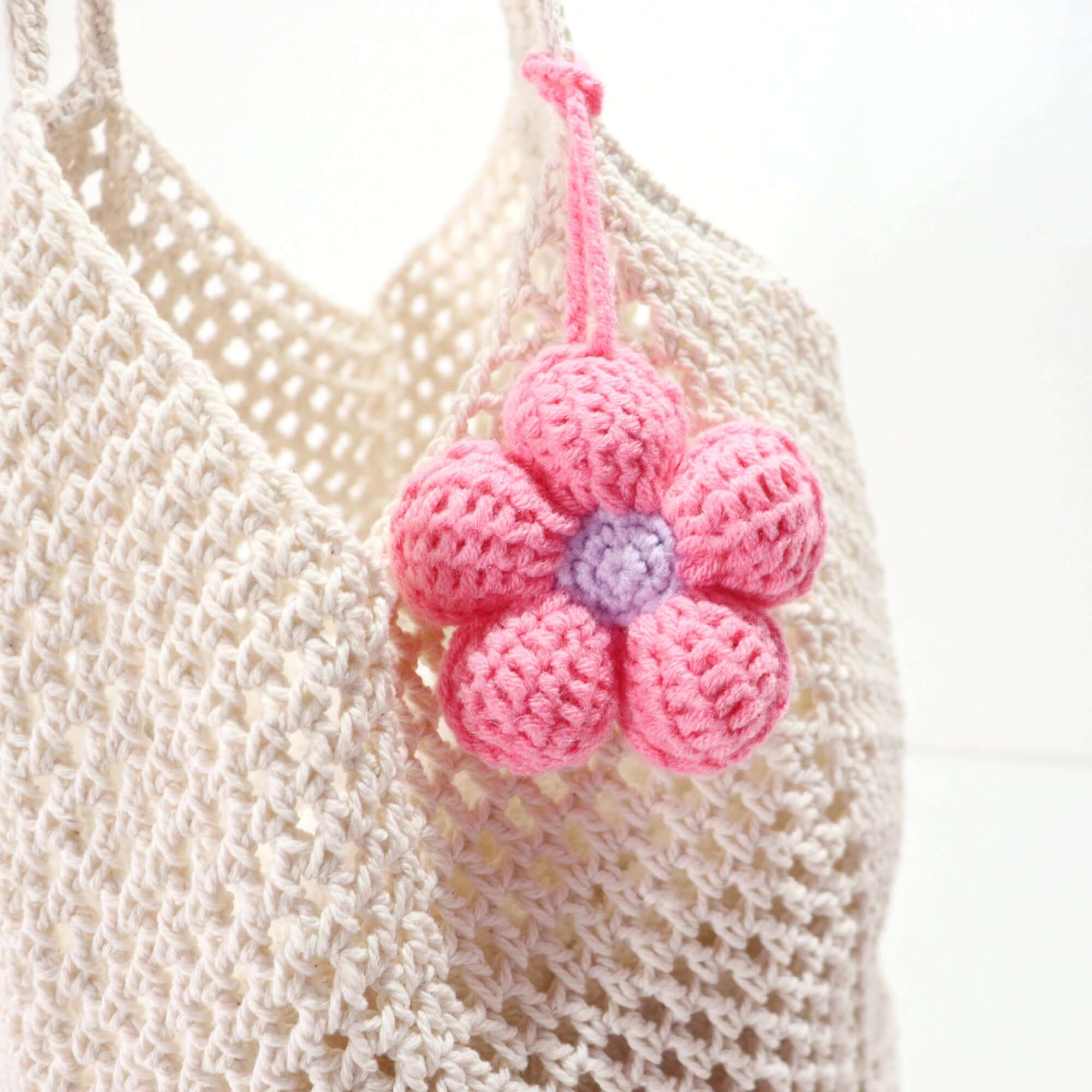 Charm para bolso - Flor