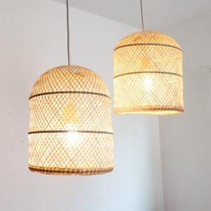 Ensemble de suspensions en bambou ARUN - (Ensemble de 3) Naturel et élégant