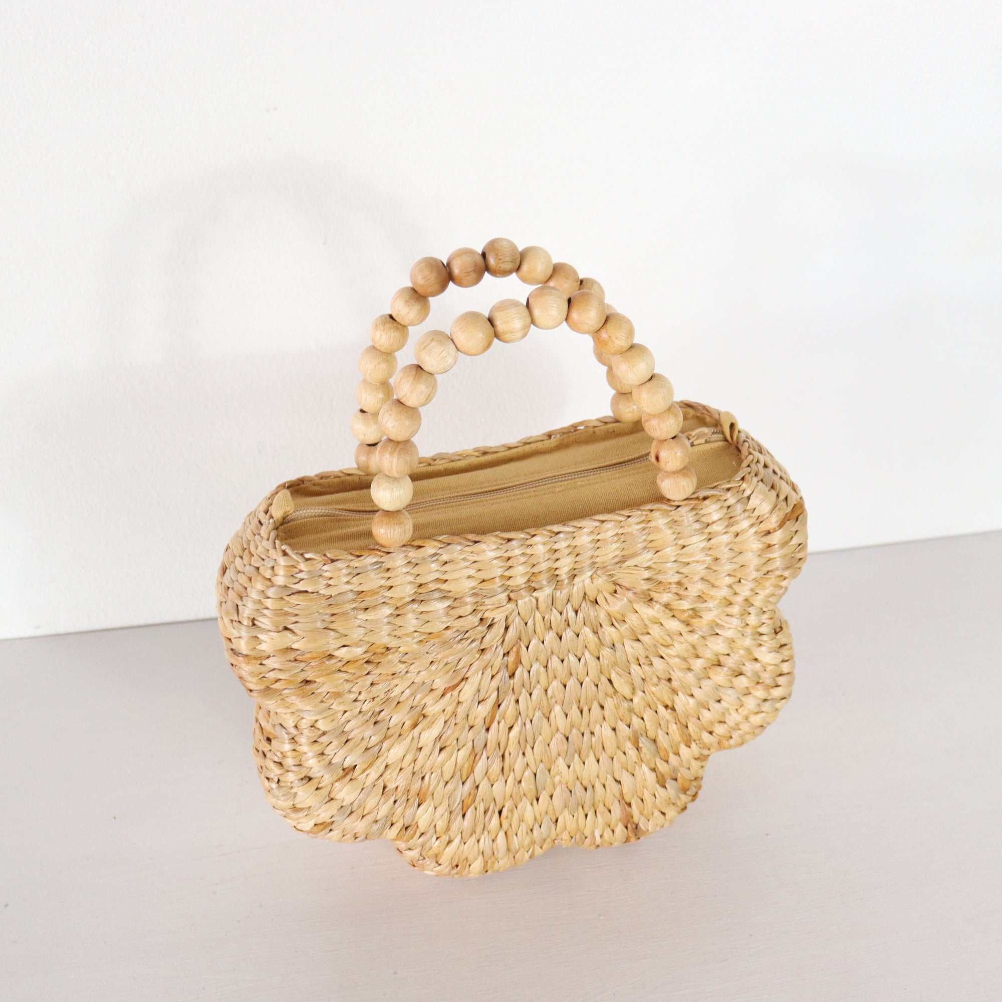 Valee - Straw Top Handle Bag