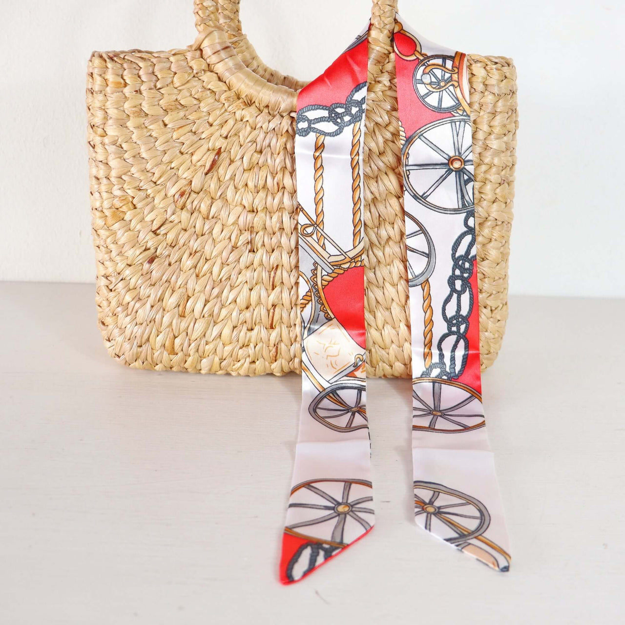 Purse — sustainable bag handle scarf made from natural fibres