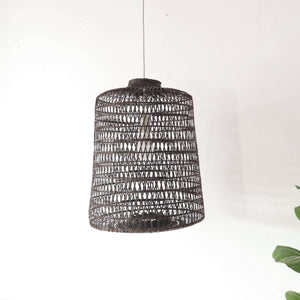 BLACK VAREE - Black Bamboo Pendant Light