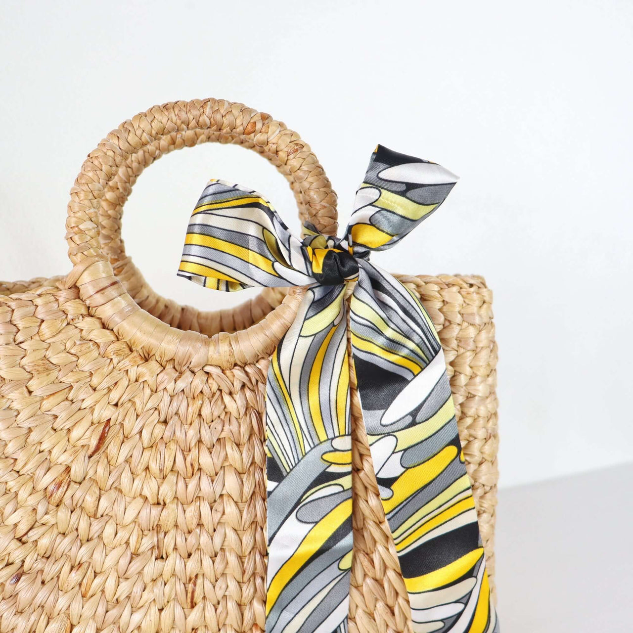 Purse — sustainable bag handle scarf made from natural fibres