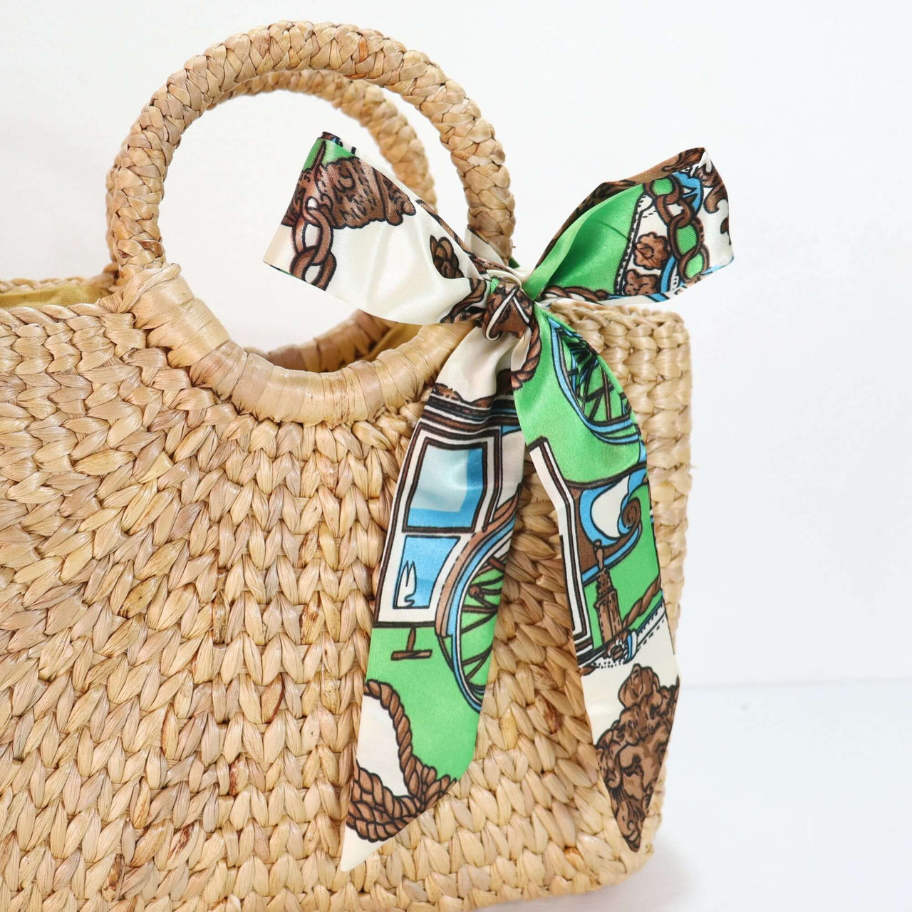 PURSE SCARF HANDLE COVER — sustainable bag handle scarf made from natural fibres