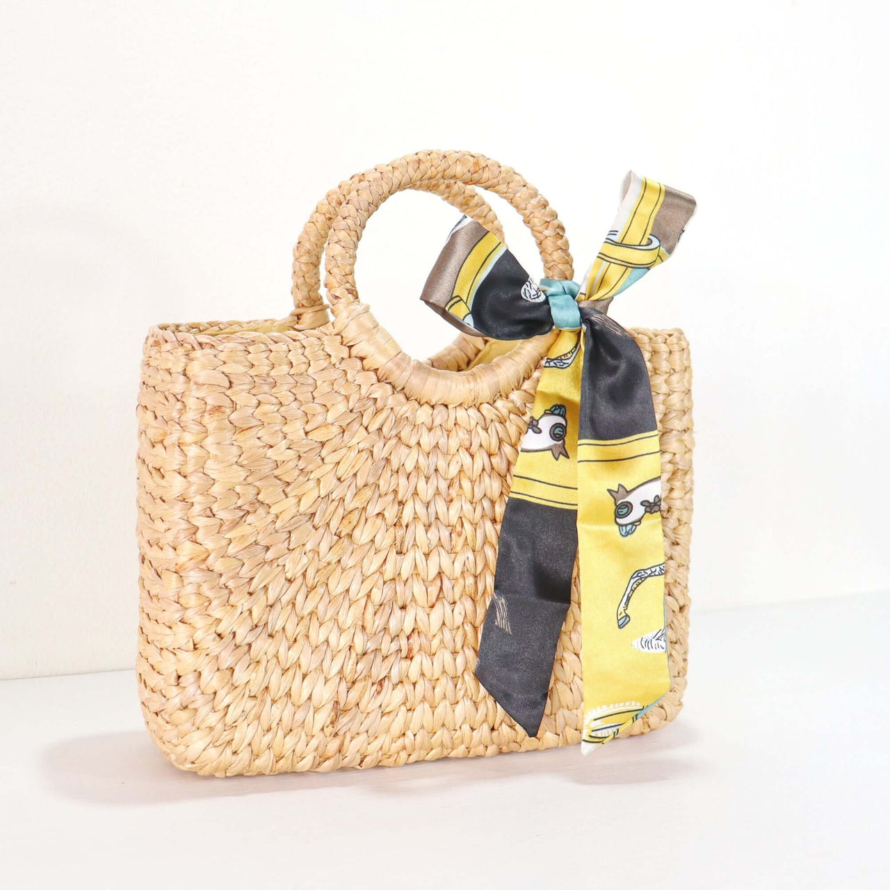 PURSE SCARF HANDLE COVER — sustainable bag handle scarf made from natural fibres