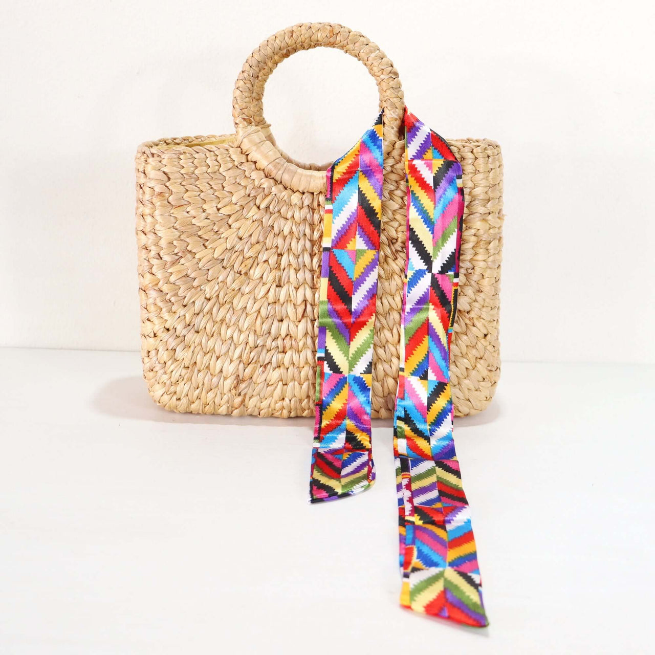 PURSE SCARF HANDLE COVER handwoven bag handle scarf with natural woven texture, by Thai artisans