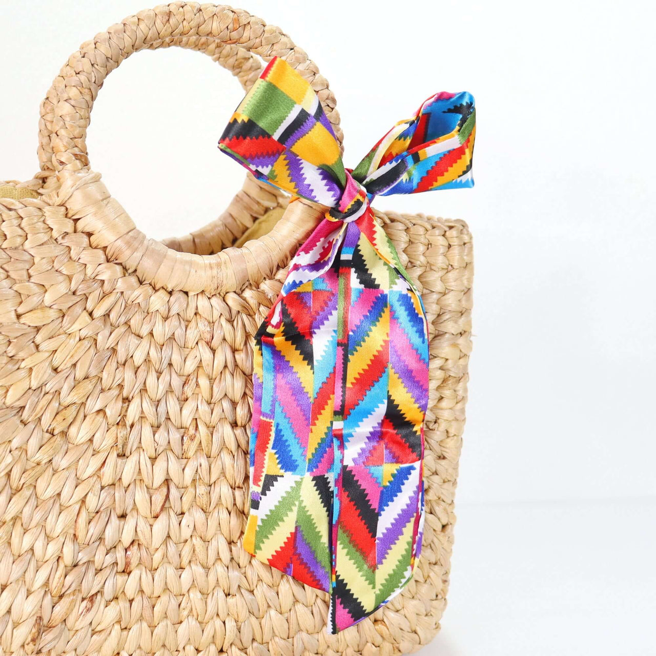 PURSE SCARF HANDLE COVER — bag handle scarf with an organic woven texture