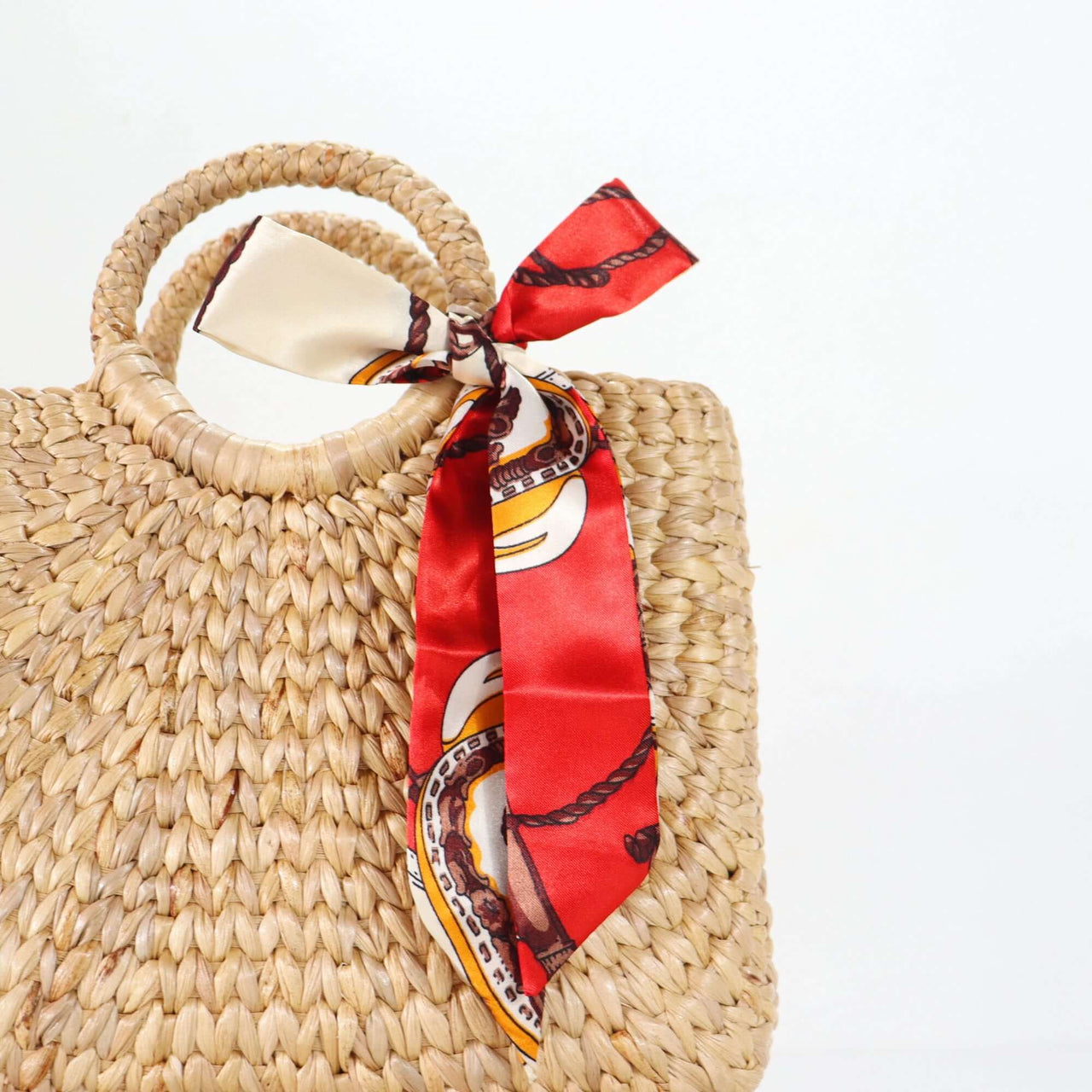 PURSE SCARF HANDLE COVER — bag handle scarf with an organic woven texture