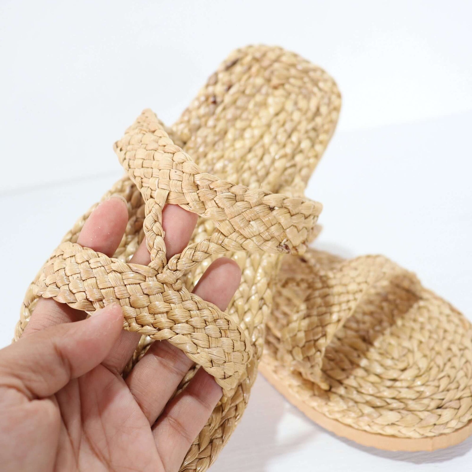 LALINDA - Straw Slipper