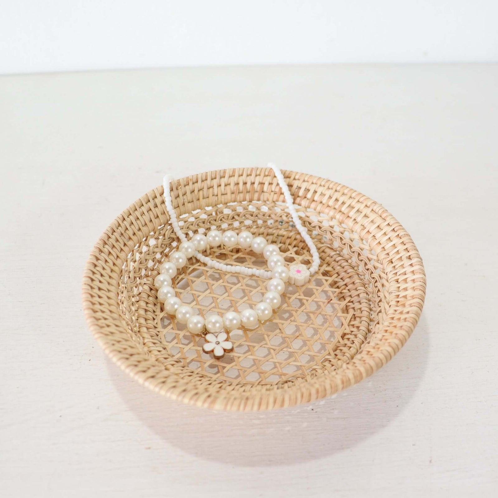 JUNTRA - Round Rattan Basket