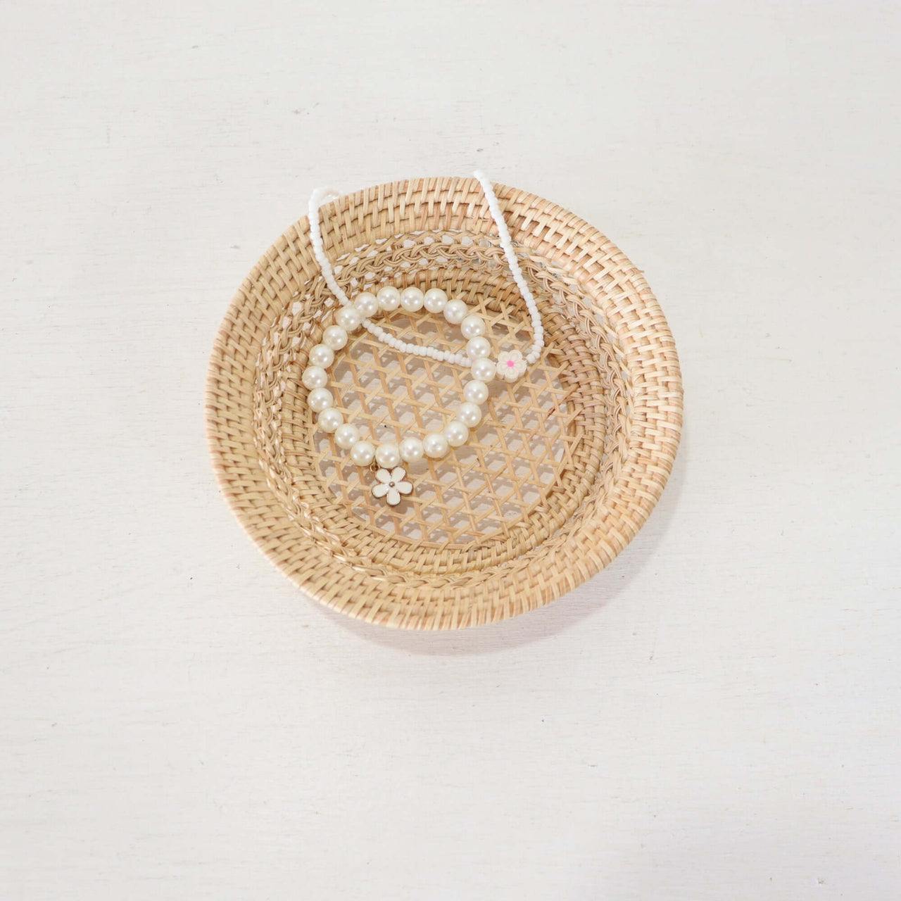 JUNTRA - Round Rattan Basket