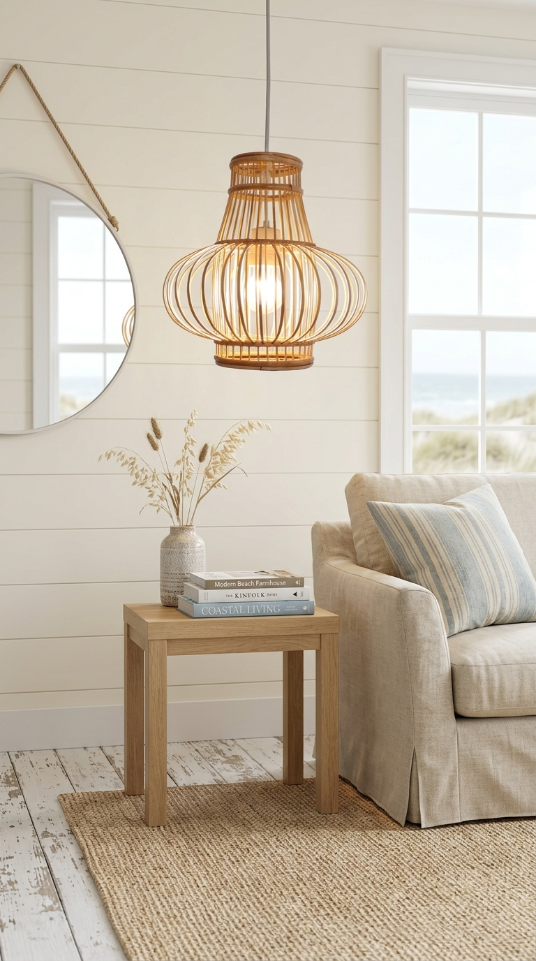 JANTA Rattan Pendant Light Shade