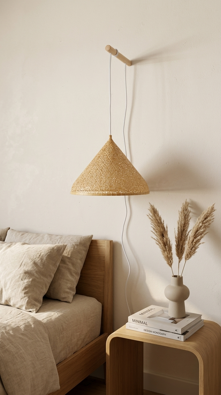 JI NAT DA – Boho-Wandleuchte (12 Zoll)