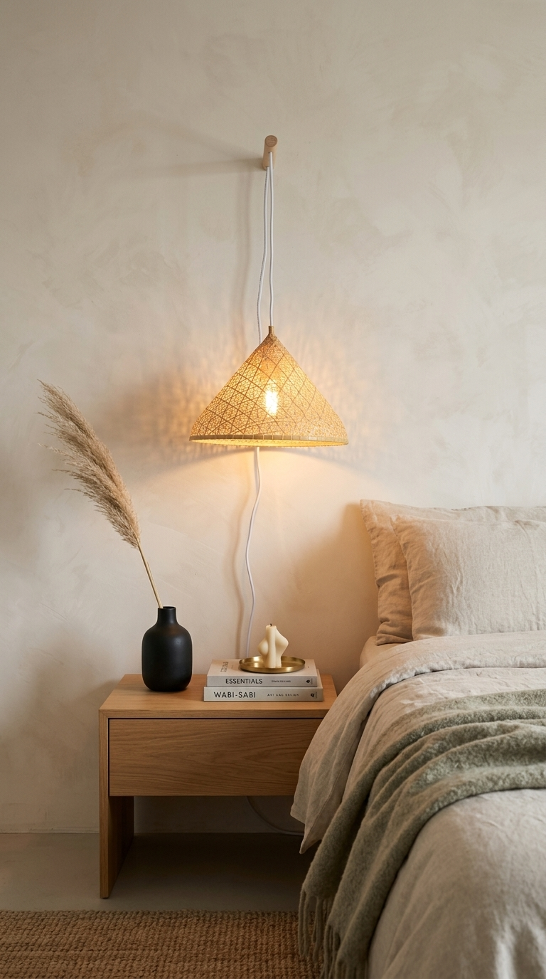 JI NAT DA – Boho-Wandleuchte (12 Zoll)