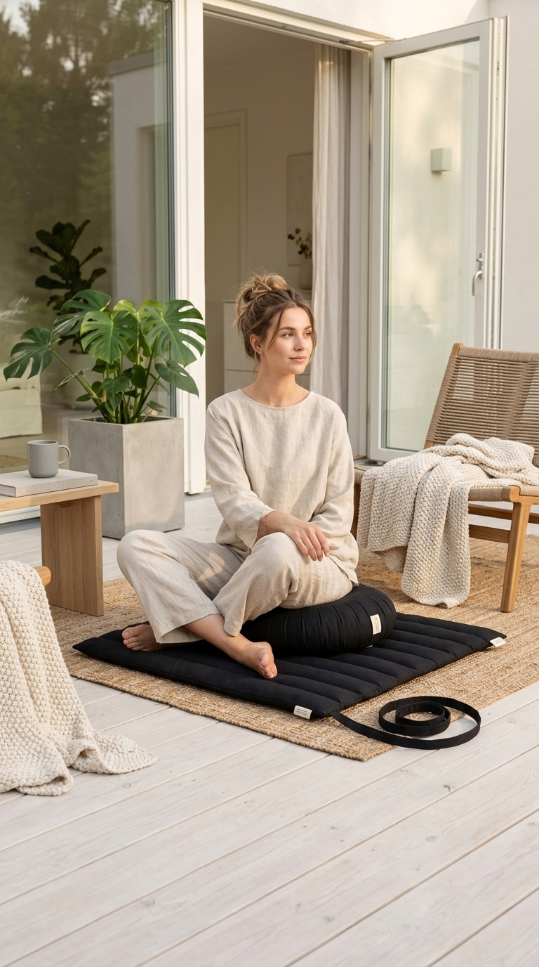 JI RA THA Thai Meditation Cushion Set