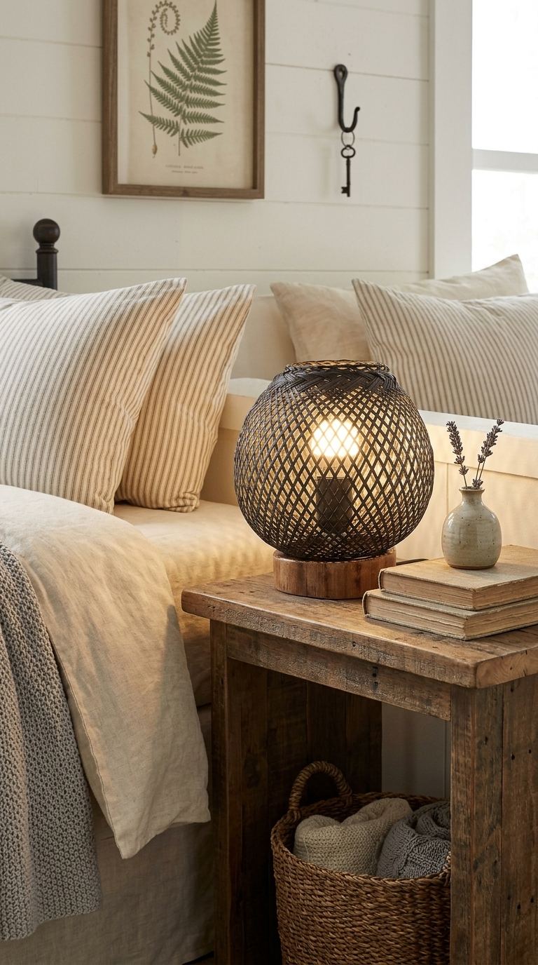 KAN PIT CHA Boho Table Lamp (Black)
