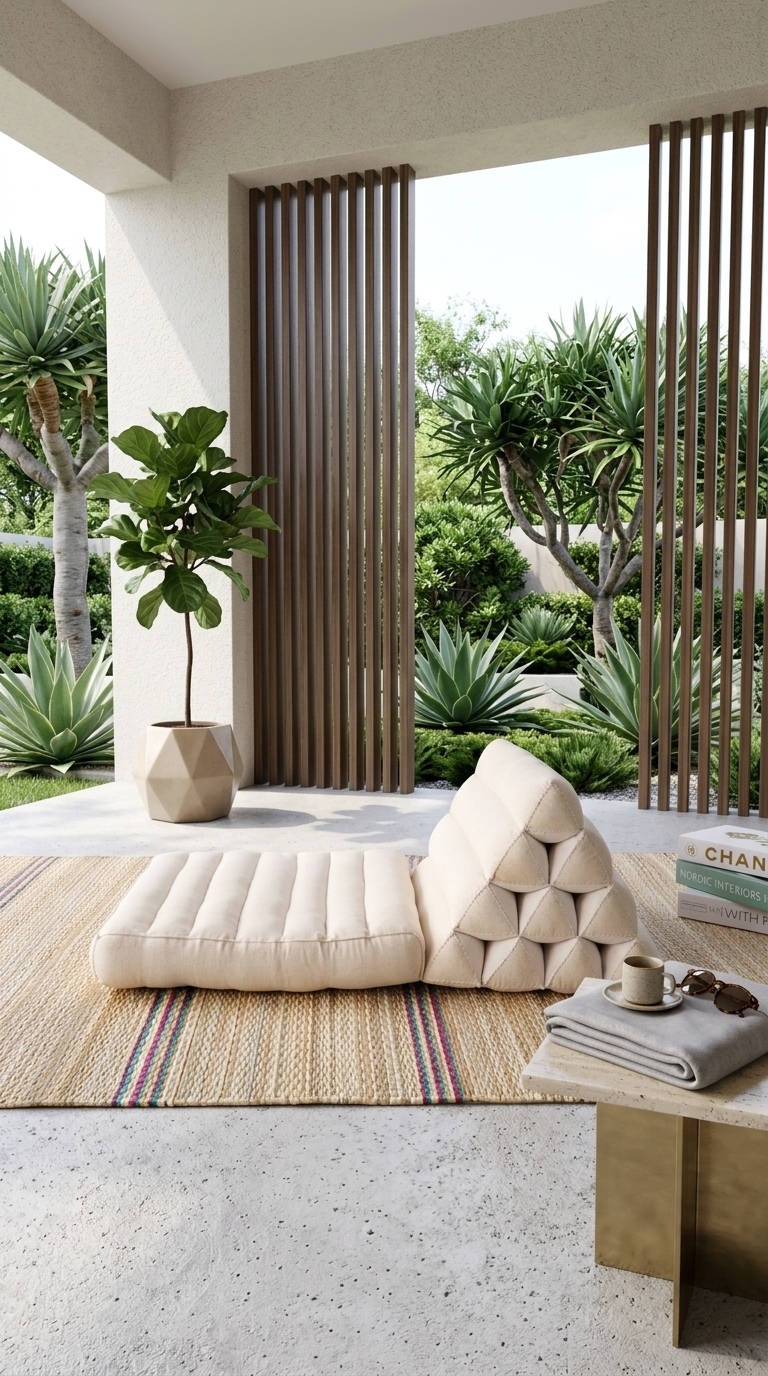 KAN YA PAK Thai Triangle Cushion 1 Fold