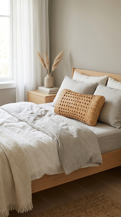 KON CHA WAN Handcrafted Rattan Pillow