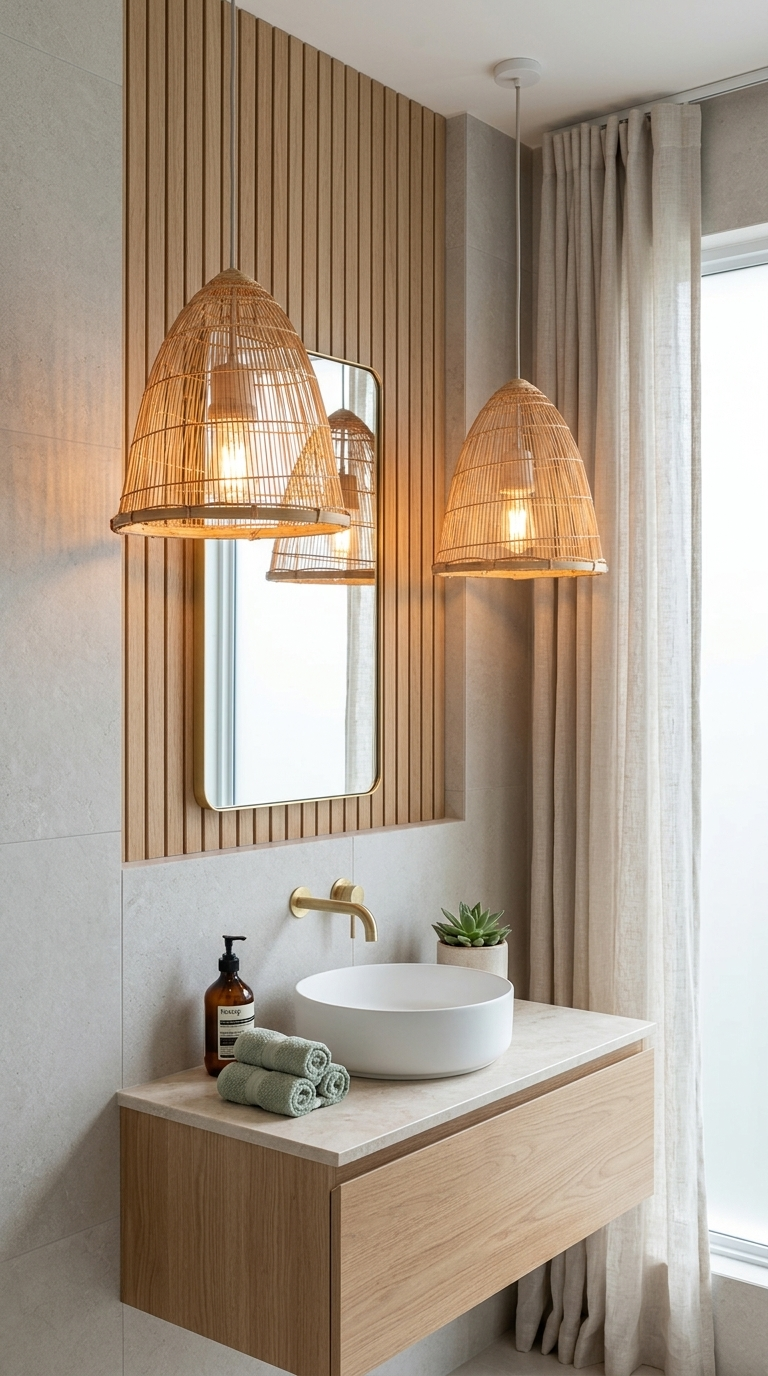 KON RA PAT - Bamboe hanglamp