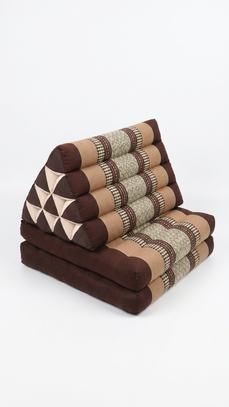 KORN KA NOK Thai Triangle Cushion 2 Fold