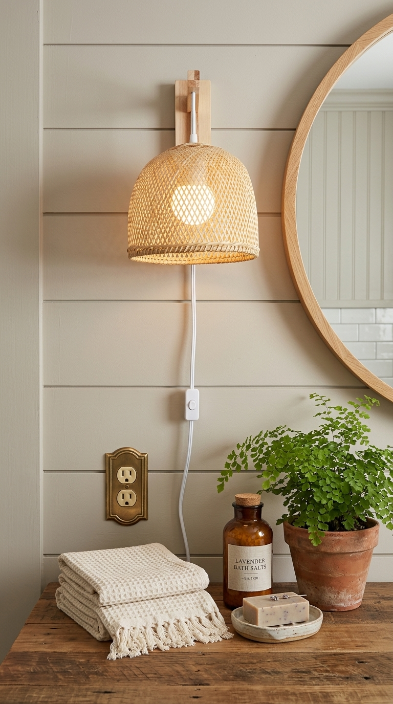 KUL NI DA Bamboo Wall Sconce