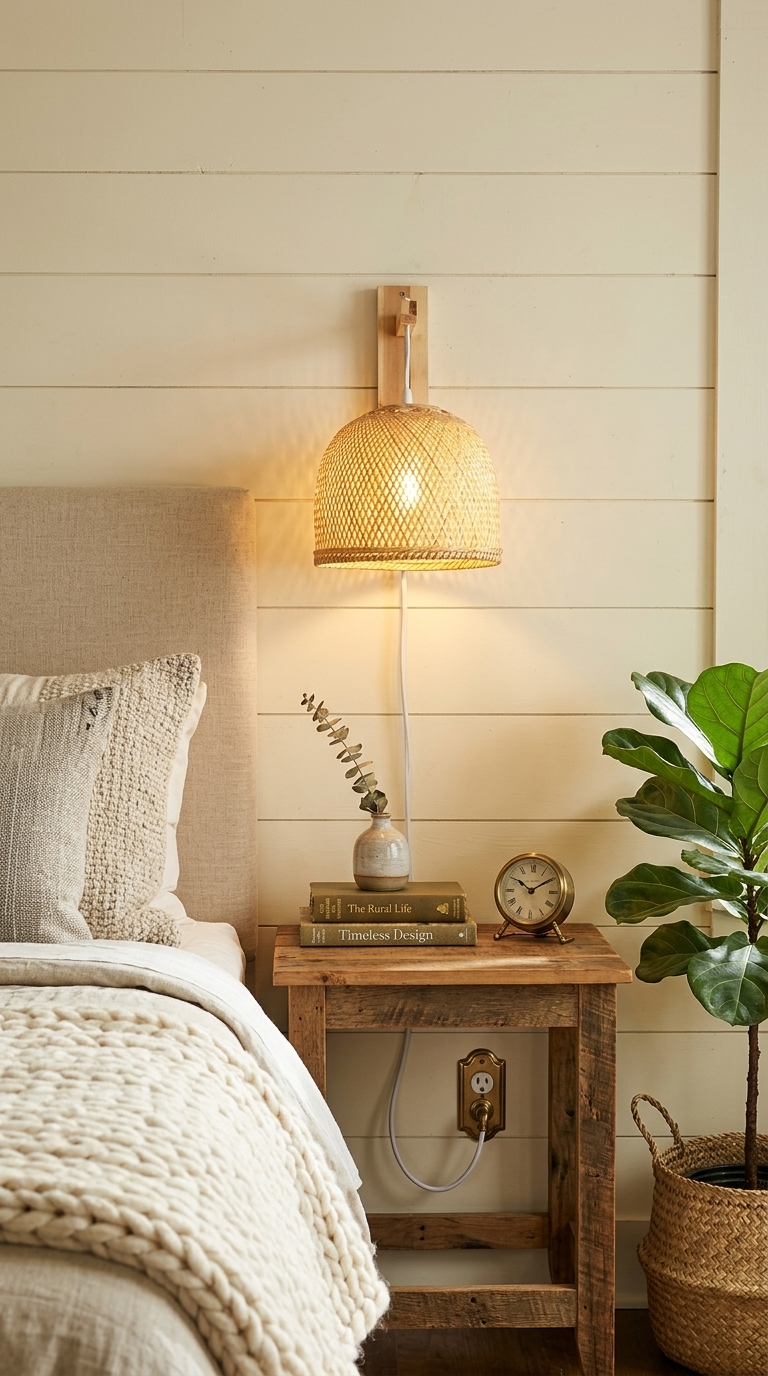 KUL NI DA Bamboo Wall Sconce