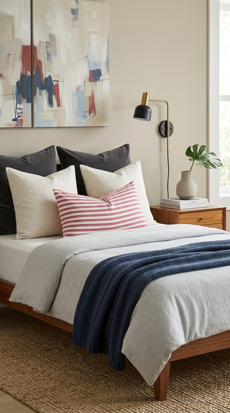 LA NA PA Hand Loom Natural Fiber Decorative Pillow Cover