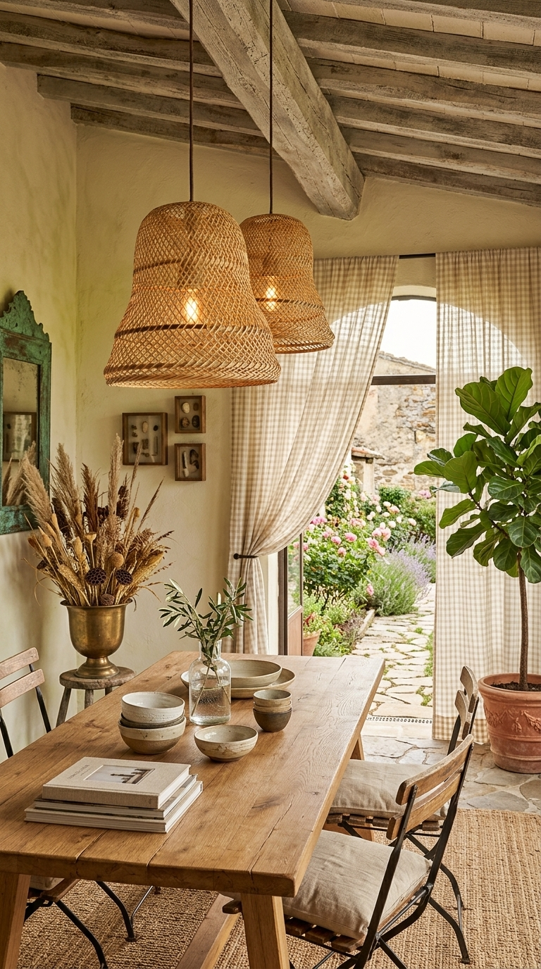 LAPAS - Abat-jour suspension en bambou