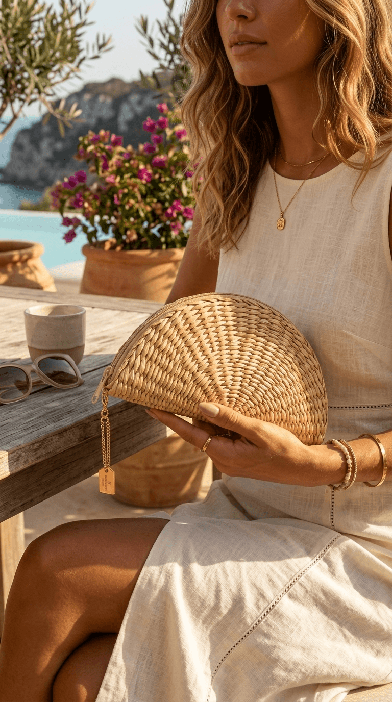 NARA – Seagrass Straw Coin Wallet