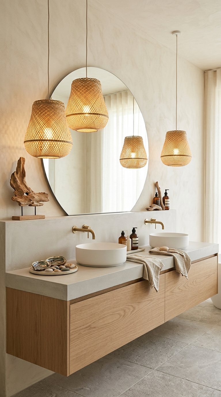 NAT - Bamboe hanglamp (19 x 19 cm)