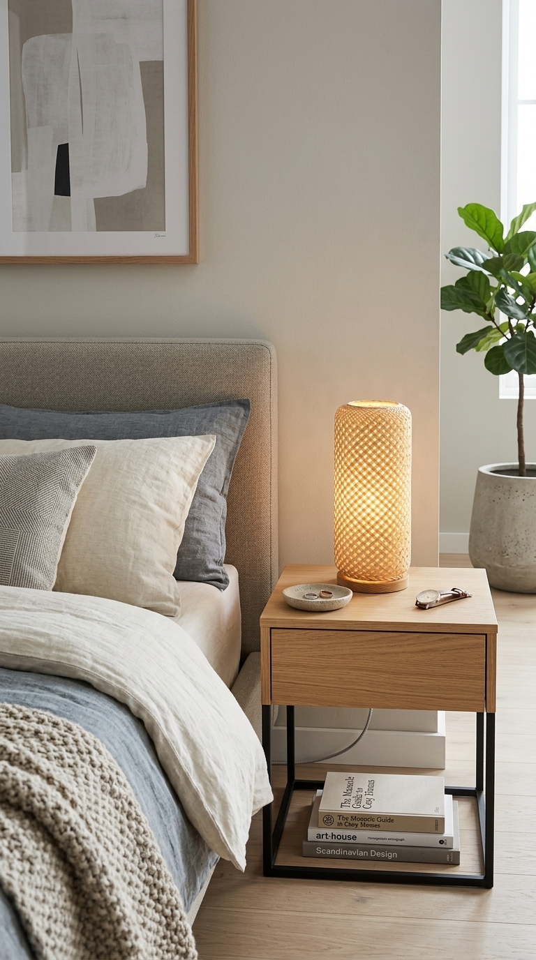 NARUBADIN Bamboo Table Lamp