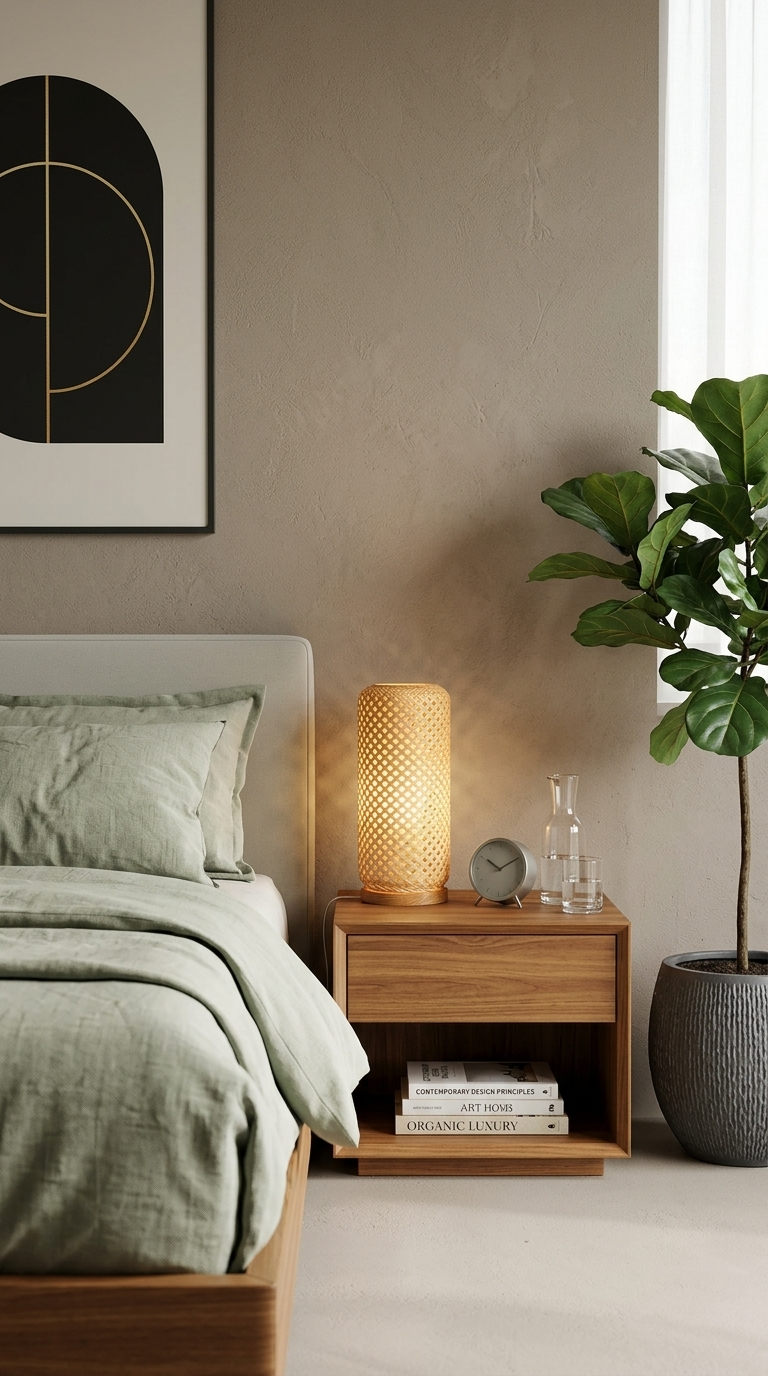 NARUBADIN Bamboo Table Lamp